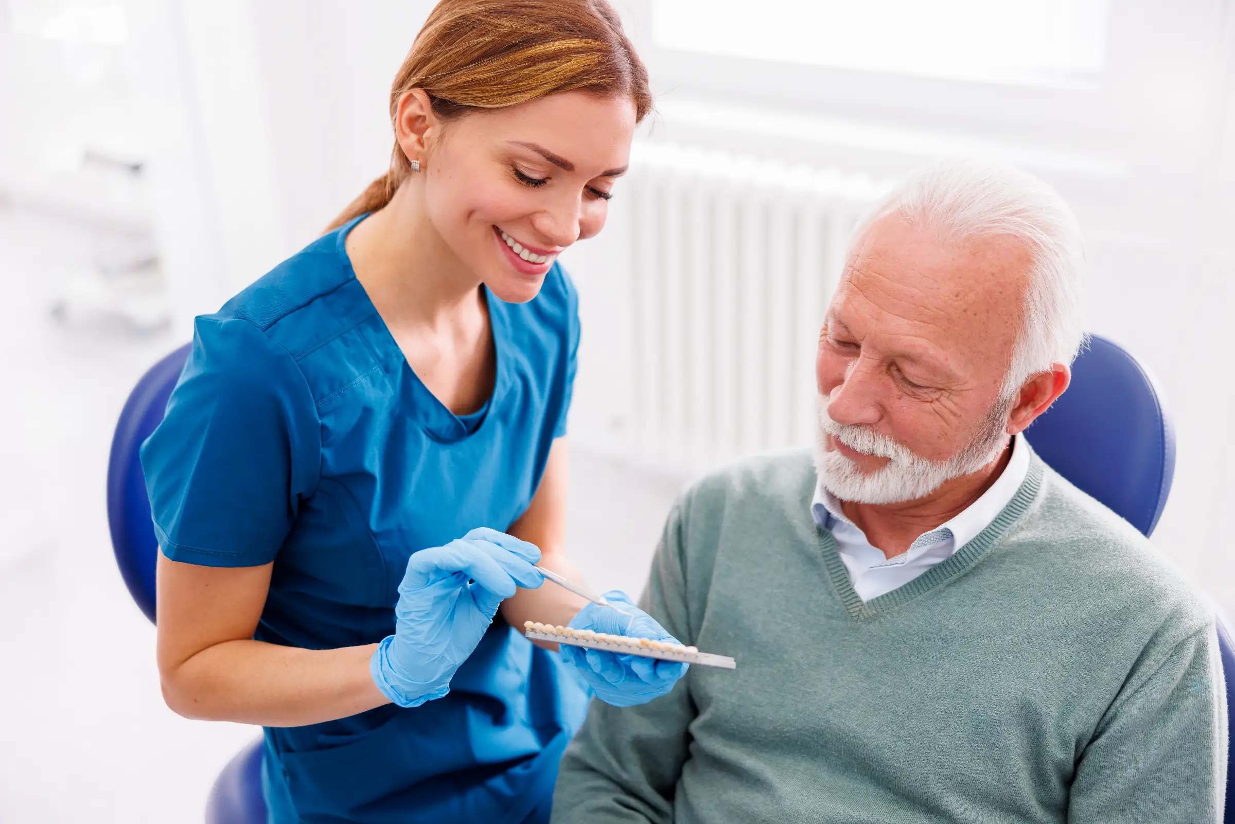 Dentist-with-patient-showing-teeth